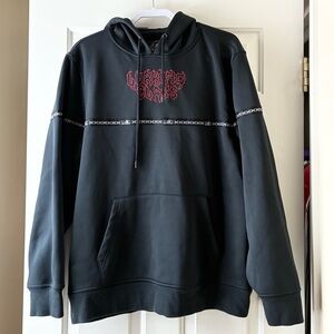 Lurking Class Men’s Hoodie Long Sleeve Kangaroo Pocket Black Size L